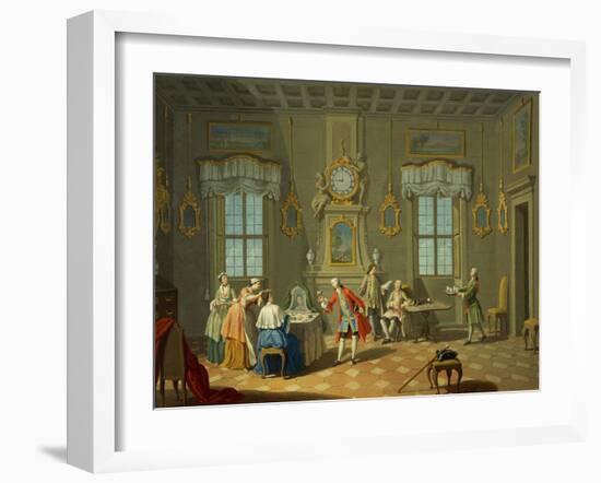 Hours of Day, Morning, 1753-1755-Giuseppe Zocchi-Framed Giclee Print