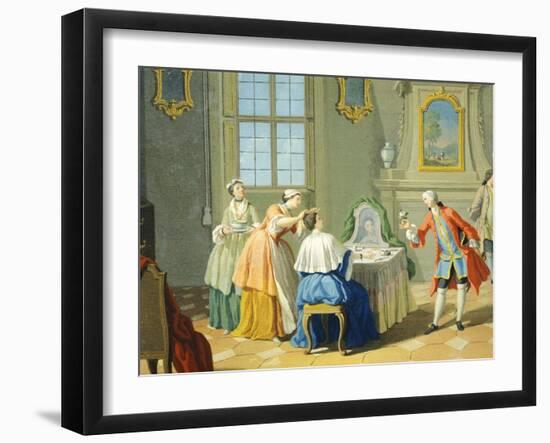 Hours of Day, Morning, 1753-1755-Giuseppe Zocchi-Framed Giclee Print