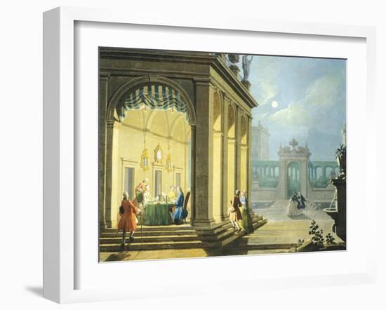 Hours of Day, Night, 1753-1755-Giuseppe Zocchi-Framed Giclee Print