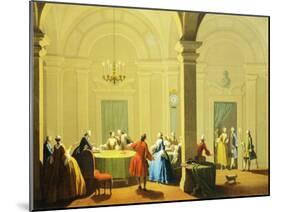 Hours of Day, Night, 1753-1755-Giuseppe Zocchi-Mounted Giclee Print