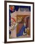 Hours of Notre Dame: Matins, the Annunciation, French, by Jacquemart de Hesdin-null-Framed Giclee Print