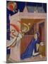 Hours of Notre Dame: Matins, the Annunciation, French, by Jacquemart de Hesdin-null-Mounted Giclee Print