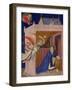 Hours of Notre Dame: Matins, the Annunciation, French, by Jacquemart de Hesdin-null-Framed Giclee Print