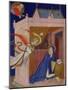 Hours of Notre Dame: Matins, the Annunciation, French, by Jacquemart de Hesdin-null-Mounted Giclee Print