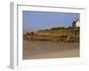 House Above Spectacular Rocks Along the Cote De Granit Rose (Pink Granite Coast) at Ploumanach, Cot-Guy Thouvenin-Framed Photographic Print