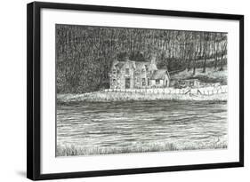 house across the river Spey, 2006-Vincent Alexander Booth-Framed Giclee Print