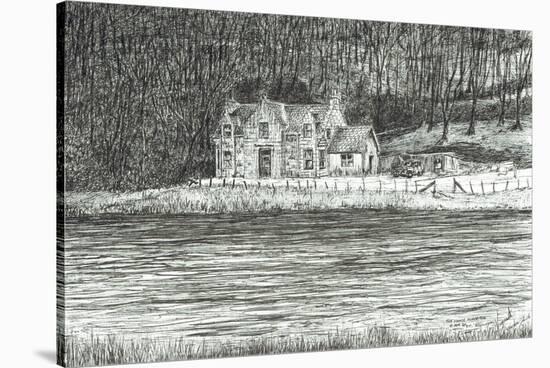 house across the river Spey, 2006-Vincent Alexander Booth-Stretched Canvas