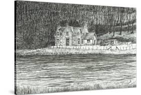 house across the river Spey, 2006-Vincent Alexander Booth-Stretched Canvas