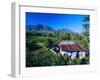 House Amidst the Rice Terraces in the Rice and Coffee Growing Heart of Western Flores, Indonesia-Robert Francis-Framed Photographic Print