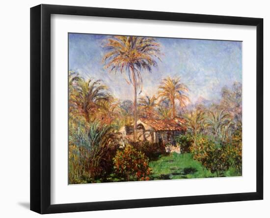 House Among the Palms, 1884-Claude Monet-Framed Giclee Print