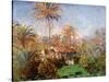 House Among the Palms, 1884-Claude Monet-Stretched Canvas