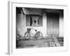 House and Bicycle, Hanoi, Vietnam-Walter Bibikow-Framed Photographic Print