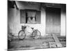 House and Bicycle, Hanoi, Vietnam-Walter Bibikow-Mounted Photographic Print