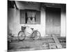 House and Bicycle, Hanoi, Vietnam-Walter Bibikow-Mounted Photographic Print