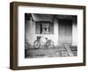 House and Bicycle, Hanoi, Vietnam-Walter Bibikow-Framed Photographic Print