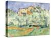 House and Dovecote at Bellevue, 1890-Paul Cézanne-Stretched Canvas