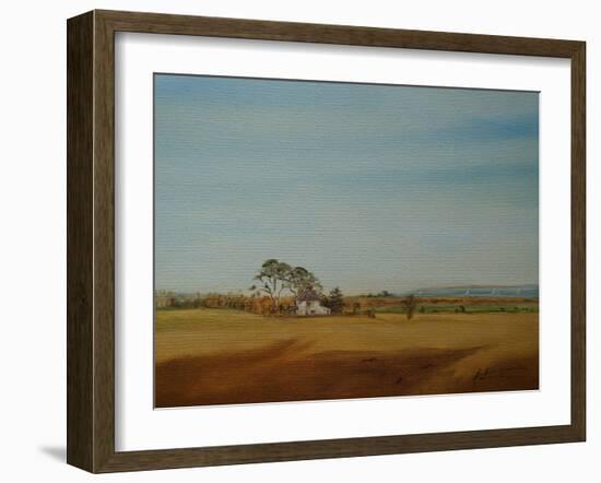 House and Fields, 2016-Antonia Myatt-Framed Giclee Print