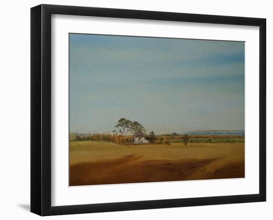 House and Fields, 2016-Antonia Myatt-Framed Giclee Print