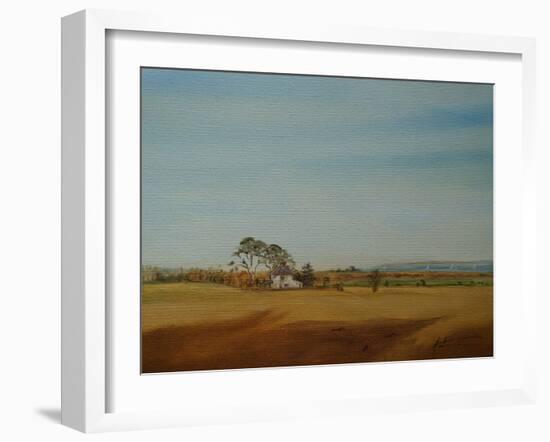 House and Fields, 2016-Antonia Myatt-Framed Giclee Print