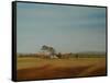 House and Fields, 2016-Antonia Myatt-Framed Stretched Canvas