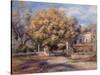 House and Garden at Cagnes, C. 1905-Pierre-Auguste Renoir-Stretched Canvas