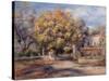 House and Garden at Cagnes, C. 1905-Pierre-Auguste Renoir-Stretched Canvas