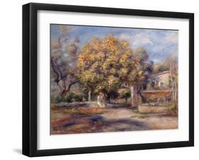 House and Garden at Cagnes, C. 1905-Pierre-Auguste Renoir-Framed Giclee Print