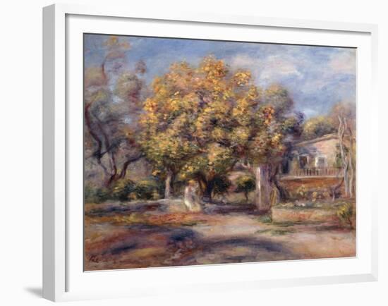 House and Garden at Cagnes, C. 1905-Pierre-Auguste Renoir-Framed Giclee Print