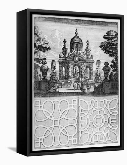 House and Garden Design, 1664-Georg Andreas Bockler-Framed Stretched Canvas