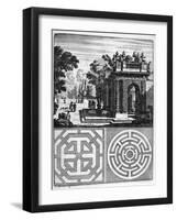 House and Garden Design, 1664-Georg Andreas Bockler-Framed Giclee Print