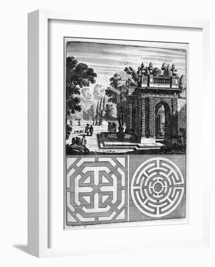 House and Garden Design, 1664-Georg Andreas Bockler-Framed Giclee Print