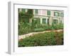 House and Garden of the Impressionist Painter Claude Monet, Giverny, Eure, Normandy, France-David Hughes-Framed Photographic Print