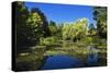 House and Gardens of Claude Monet, Giverny, Lower Normandy, France-Massimo Borchi-Stretched Canvas