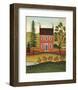 House and Lake-Diane Ulmer Pedersen-Framed Art Print