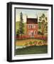 House and Lake-Diane Ulmer Pedersen-Framed Art Print