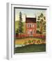 House and Lake-Diane Ulmer Pedersen-Framed Art Print