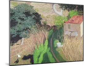 House and Reeds, circa 1921-24-Félix Vallotton-Mounted Giclee Print