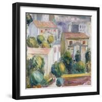 House at Cagnes-Eugène Boudin-Framed Giclee Print