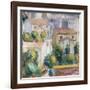 House at Cagnes-Pierre-Auguste Renoir-Framed Giclee Print