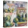 House at Cagnes-Pierre-Auguste Renoir-Stretched Canvas