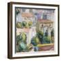 House at Cagnes-Pierre-Auguste Renoir-Framed Giclee Print