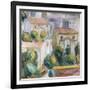 House at Cagnes-Eugène Boudin-Framed Giclee Print