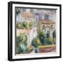 House at Cagnes-Eugène Boudin-Framed Giclee Print