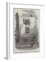 House at Chelsea, in Which Died J M W Turner-null-Framed Giclee Print