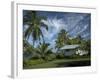 House at Kalahu Point near Hana, Maui, Hawaii, USA-Bruce Behnke-Framed Photographic Print