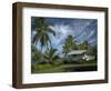 House at Kalahu Point near Hana, Maui, Hawaii, USA-Bruce Behnke-Framed Photographic Print