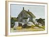 House At Old Fort-Edward Hopper-Framed Art Print
