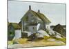 House At Old Fort-Edward Hopper-Mounted Art Print