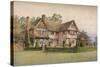 'House At Rusper, Near Horsham, Sussex', c1911-Unknown-Stretched Canvas