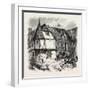 House at Sobernheim, the Rhine, Germany, 19th Century-null-Framed Giclee Print